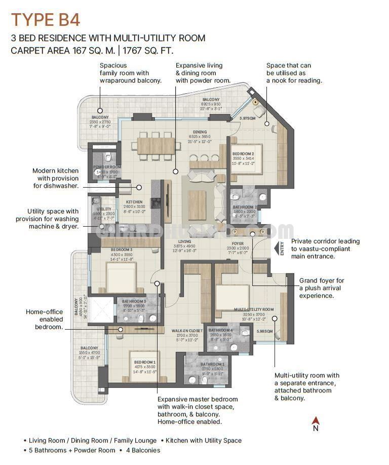 1749740379floor_plan_Floor_Plan_-_Type_B4_-_3_BHK_with_Multi_Utility_Room_-_Carpet_1767_SQFT.jpg