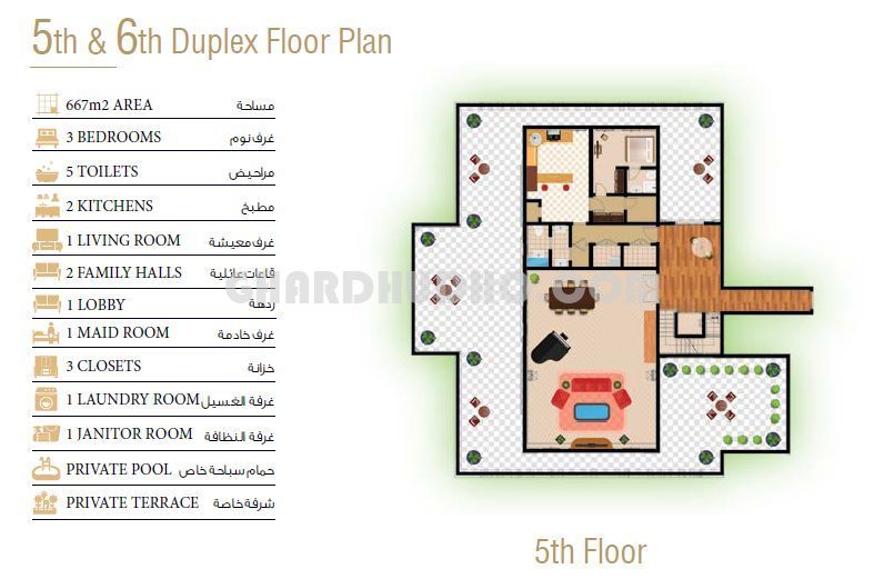 Palm Jumeirah Beach Resorts In Dubai For Sale