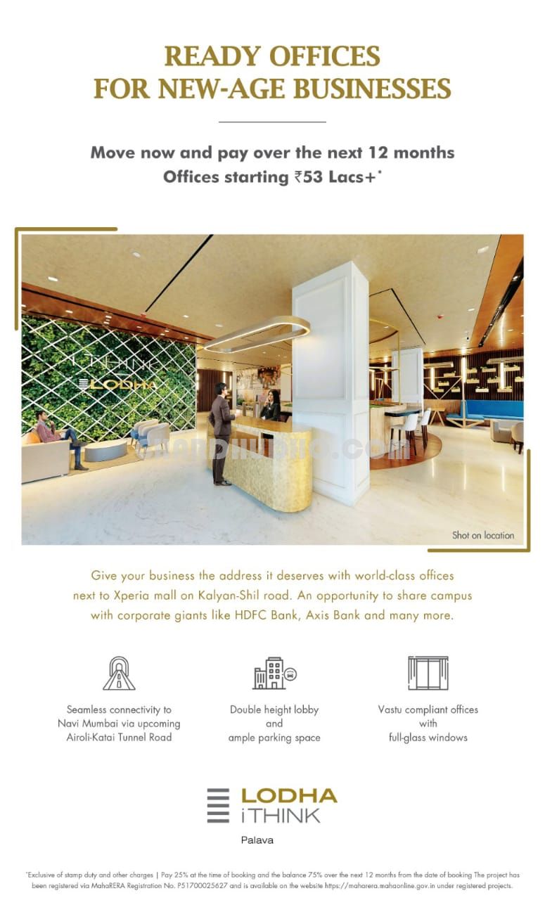 Palawa  iThink : Office Space For Sale In Palawa City Mumbai
