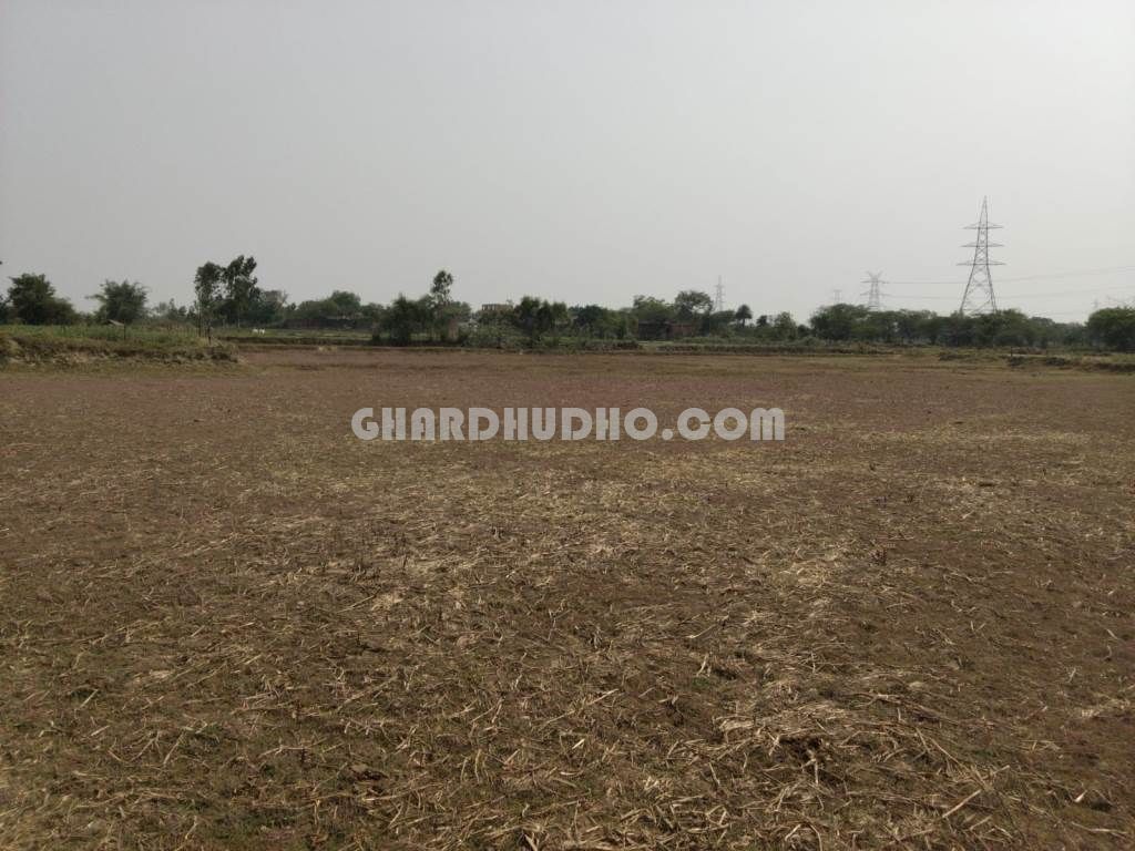 5 Bigha Agricultural Land For Sale At Nilmatha Nagram Road Lucknow
