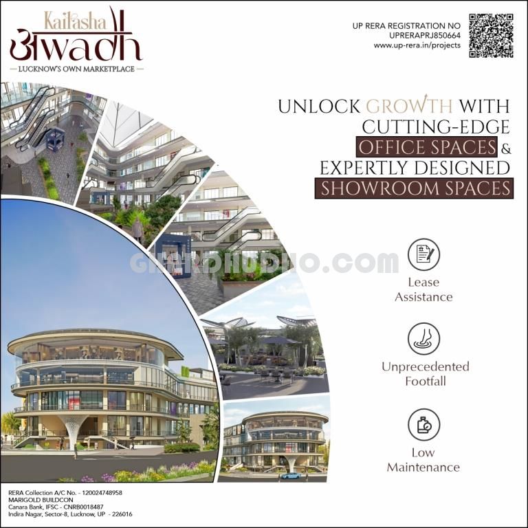 Kailasha Awadh : RERA & LDA Approved Shops For Sale At Shahid Path Lucknow