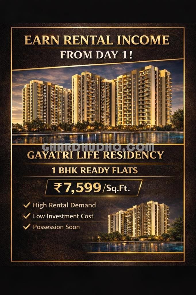 Gayatri Life Residency :1 BHK Affordable Homes In Greater Noida For Sale
