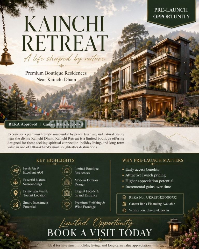 Kainchi Retreat : Premium Villa For Sale In Kainchi Dham Nanital