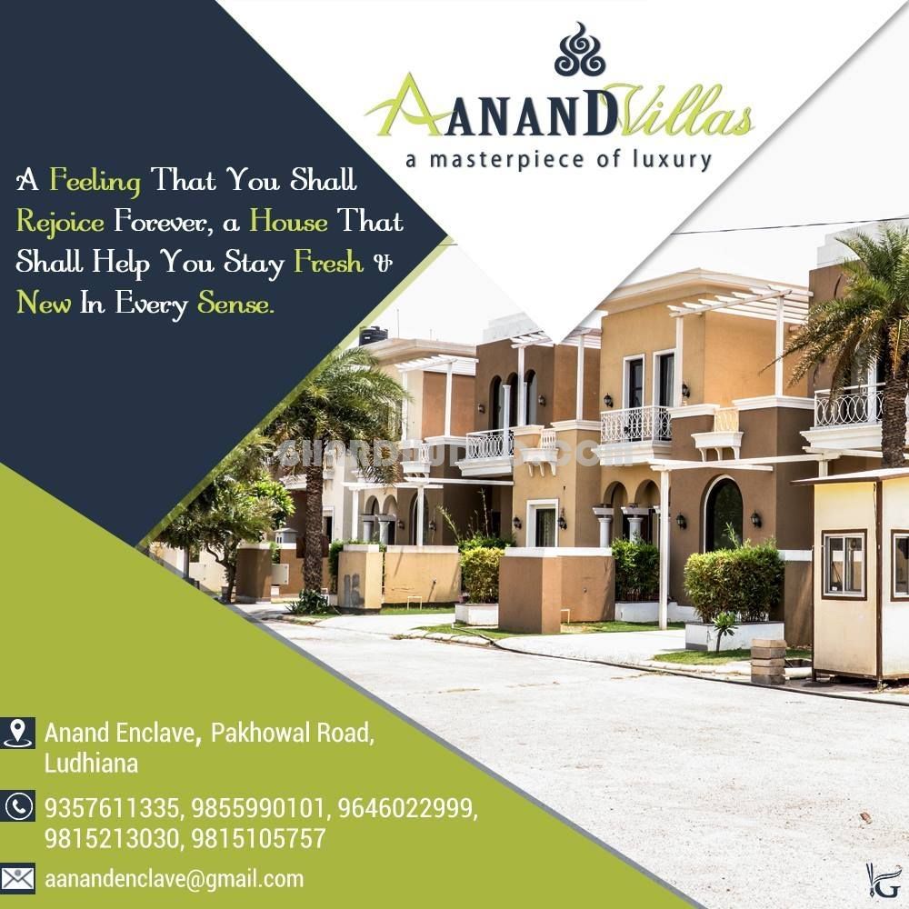 Aanand Villas : Ultra Premium Luxury 3 BHK Duplex Home In Ludhiyana Panjab