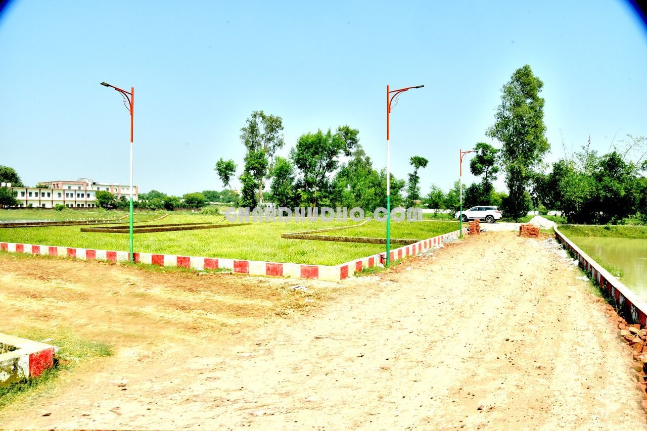 Smart City : Free Hold Plot For Sale In Lucknow Faizabad Road Barabanki