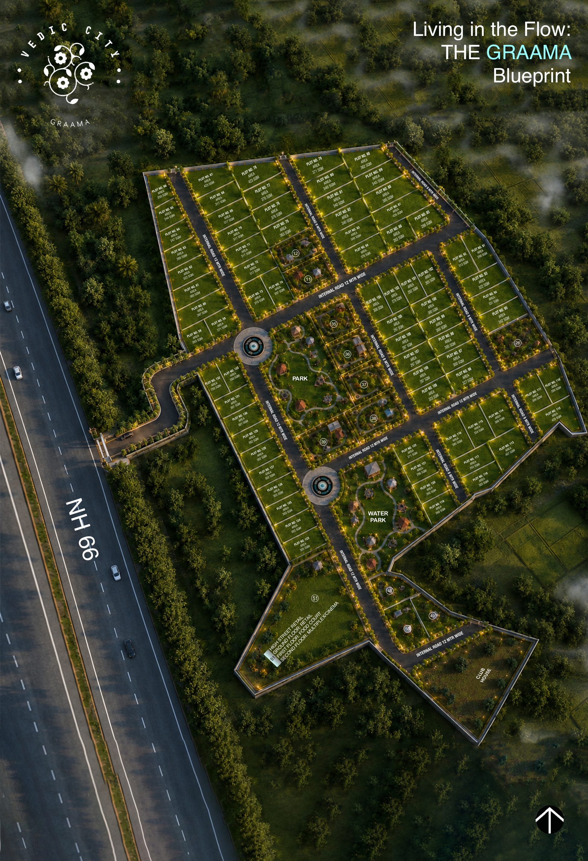 Graama Vedic City : Premium Villa Plot In Sindhudurg Near North of Goa