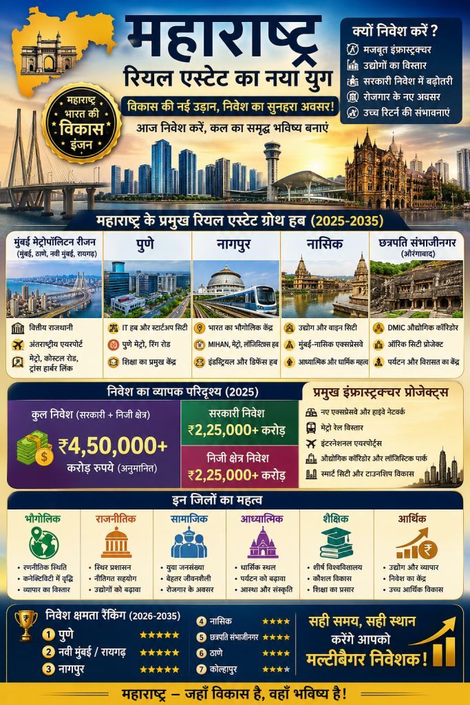 Fastest-Growing Districts of Maharashtra in Real Estate (2025-26)