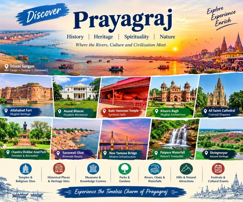 Prayagraj Tourism Guide: Historical Places, Heritage Sites, Temples, Museums & Tourist Attractions