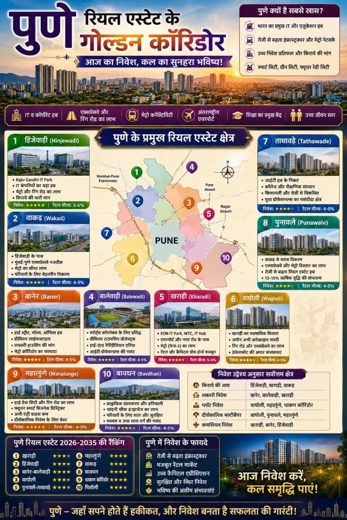 A Detailed Analysis of Pune’s Key Real Estate Corridors and Developing Areas
