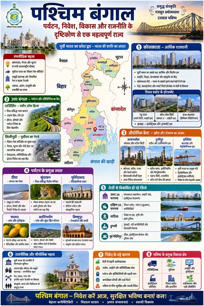 West Bengal: Major Cities, Districts, and Investment Opportunities